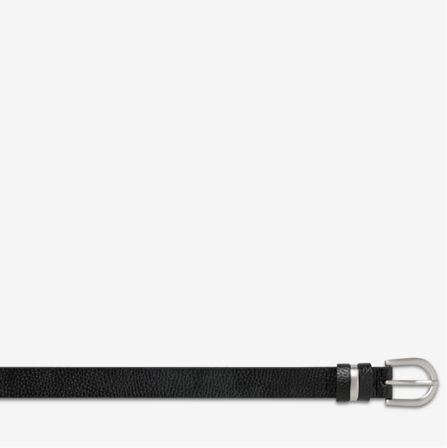 Status Anxiety Over And Over Belt - Black/Silver