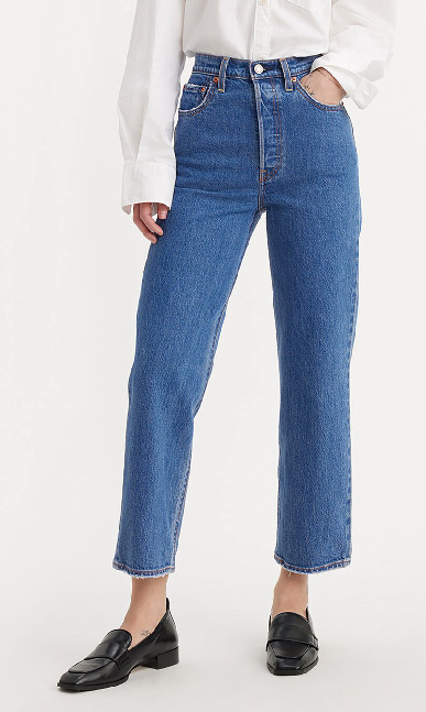 Levi s Ribcage Straight Ankle Jean Jazz Pop