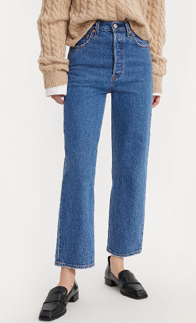 Levi s Ribcage Straight Ankle Jean Jazz Pop