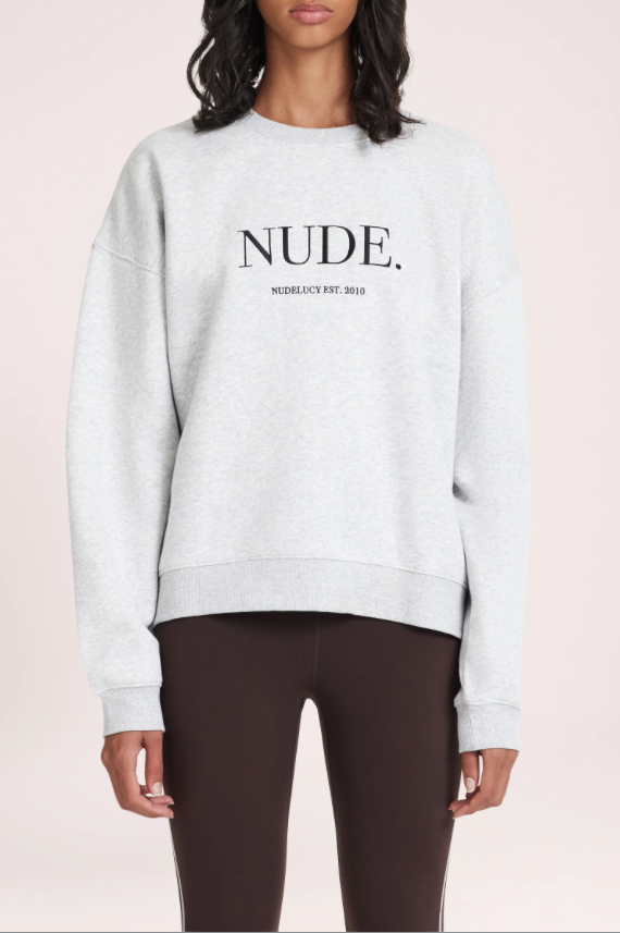 Nude Lucy Nude. Sweat - Grey Marle