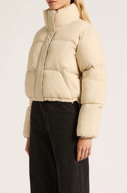 Nude Lucy Topher Puffer Jacket - Wheat