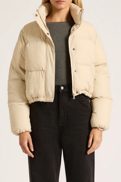 Nude Lucy Topher Puffer Jacket - Wheat