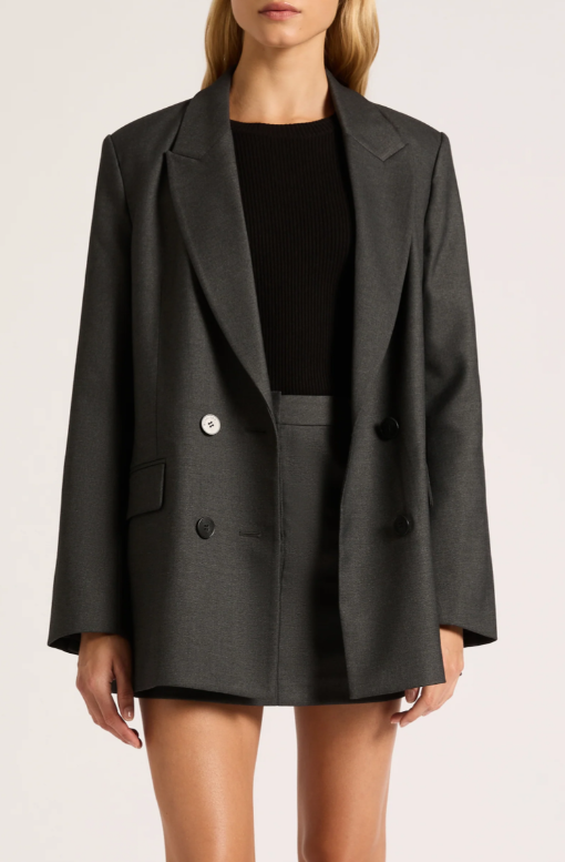 Nude Lucy Dakota Blazer - Charcoal