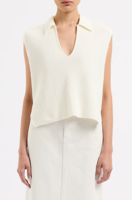 Nude Lucy Enes Knit Vest - Salt