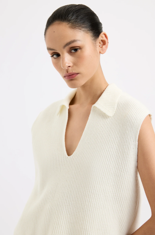 Nude Lucy Enes Knit Vest - Salt