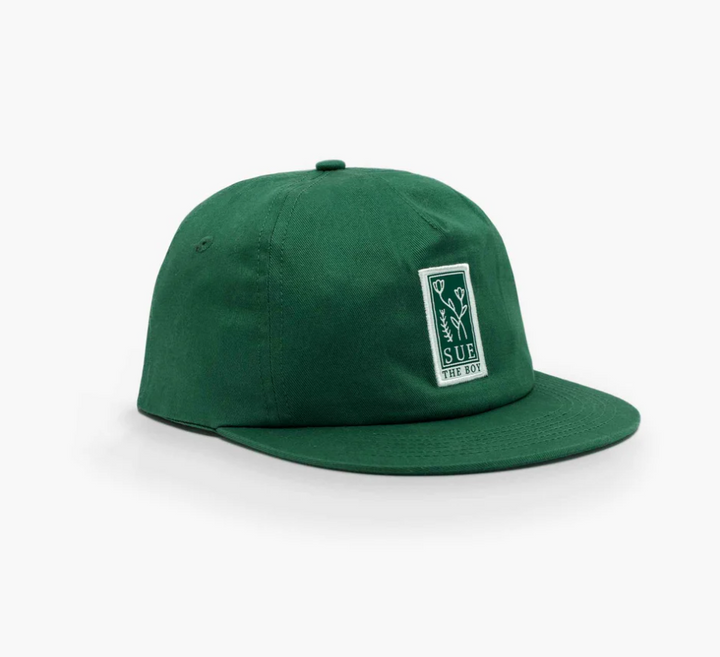 Sue The Boy 5 Panel Violet Cap - Forest Green