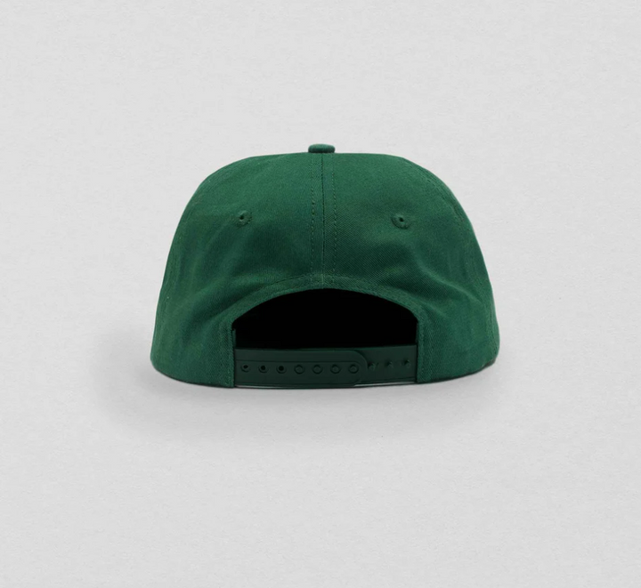 Sue The Boy 5 Panel Violet Cap - Forest Green