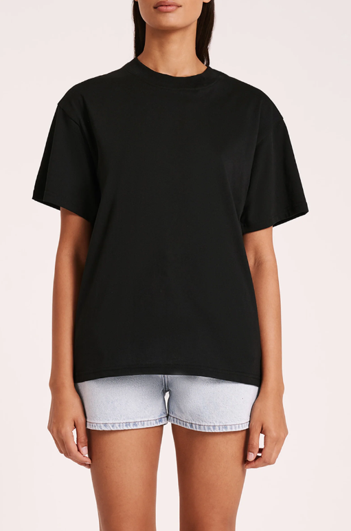 Nude Lucy Organic Boyfriend Tee - Black