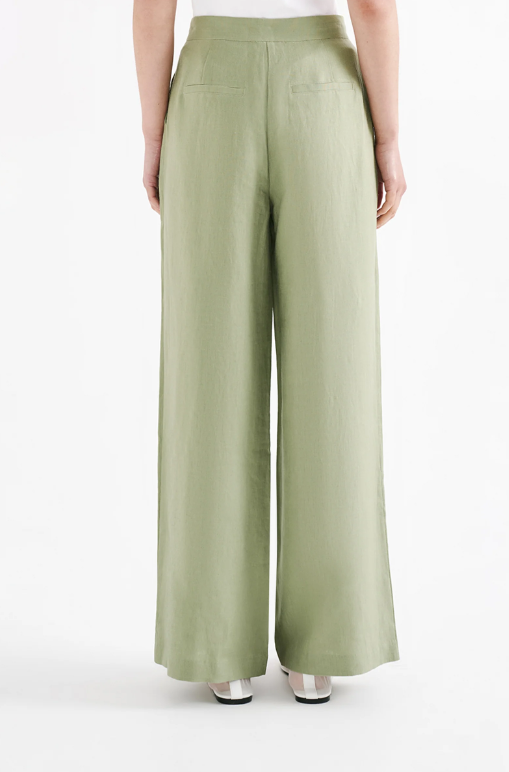 Nude Lucy Thilda Lilen Pant - Sage