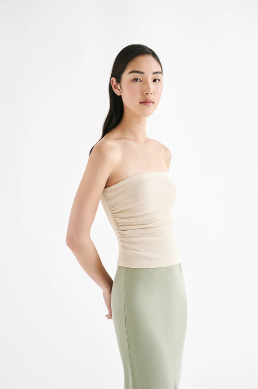 Nude Lucy Clarence Top - Oyster