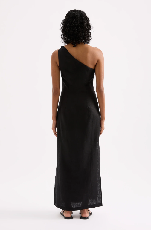 nude lucy black linen dress Shop Jaxson Linen Mini Dress