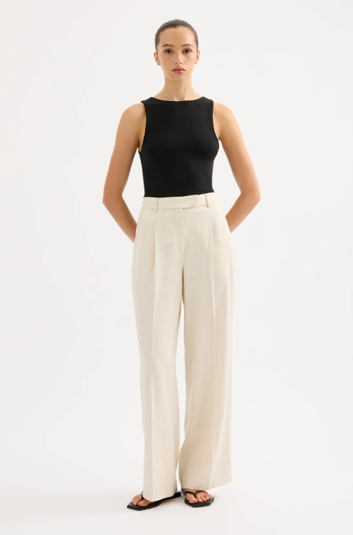 Nude Lucy Logan Tailored Pant - Bone