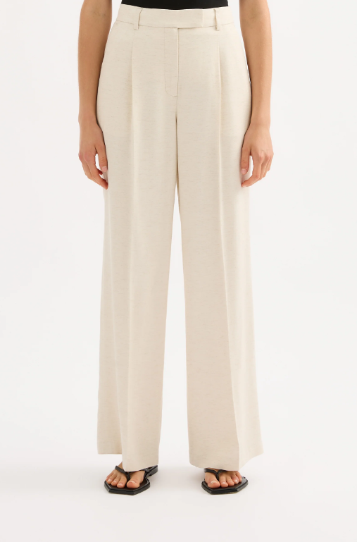 Nude Lucy Logan Tailored Pant - Bone