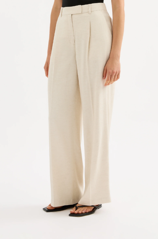 Nude Lucy Logan Tailored Pant - Bone