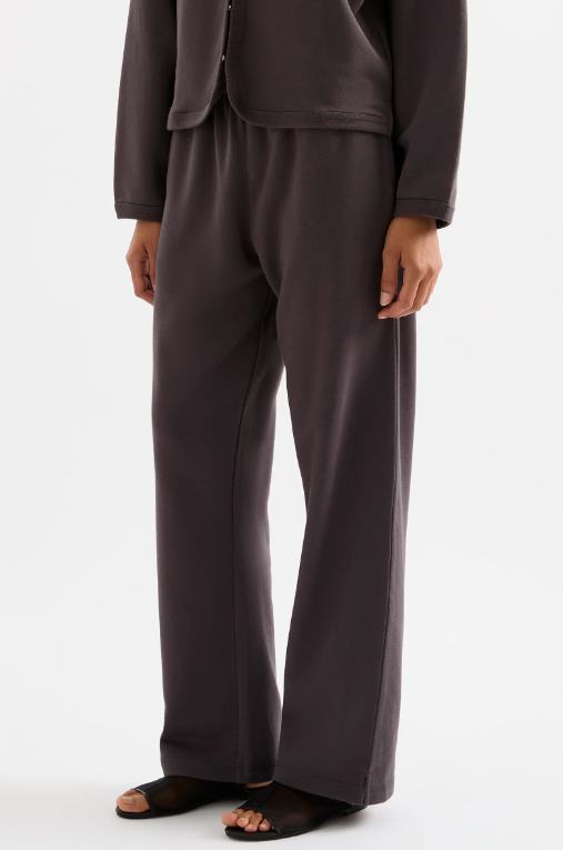 Nude Lucy Lounge Fleece Trackpant - Coal