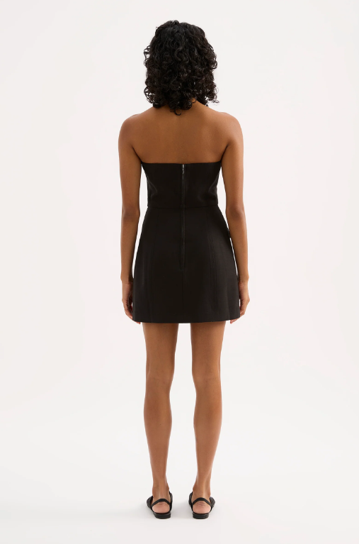 Nude Lucy Agnes Mini Dress - Black