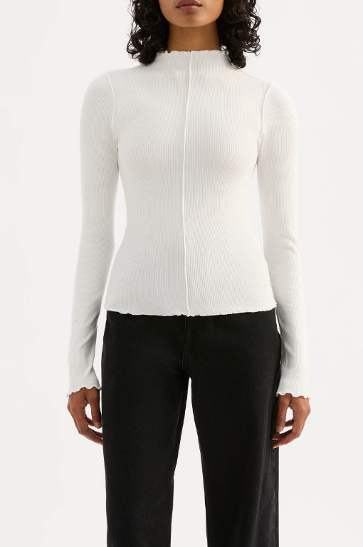 Nude Lucy Xavier Long Sleeve Top - Salt