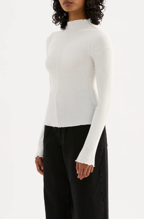 Nude Lucy Xavier Long Sleeve Top - Salt