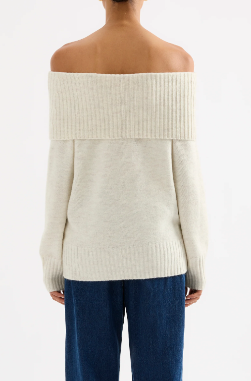 Nude Lucy Abbott Off Shoulder Knit - Ivory