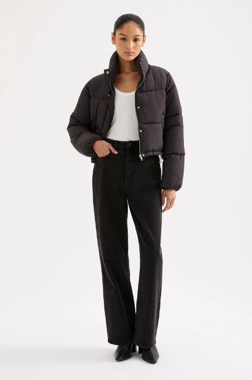 Nude Lucy Topher Puffer Jacket - Coal