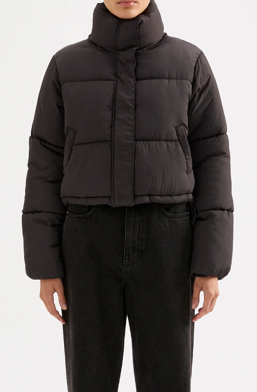 Nude Lucy Topher Puffer Jacket - Coal
