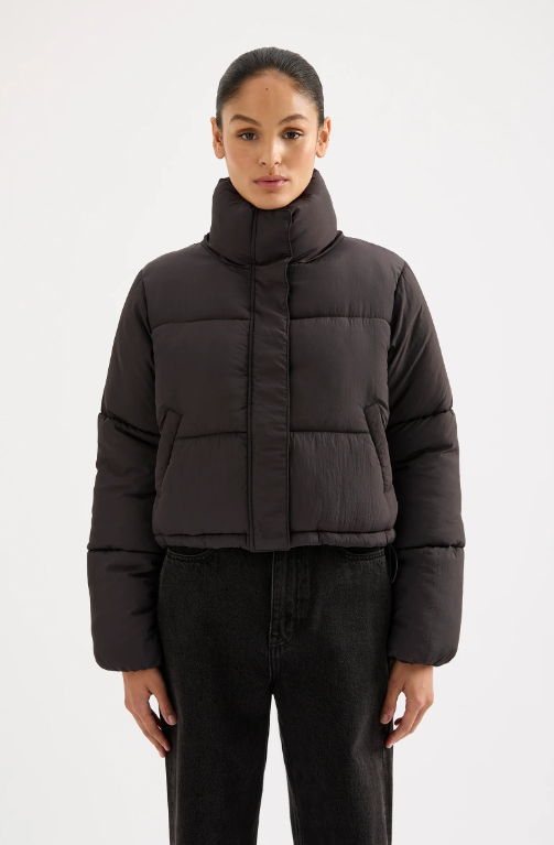 Nude Lucy Topher Puffer Jacket - Coal