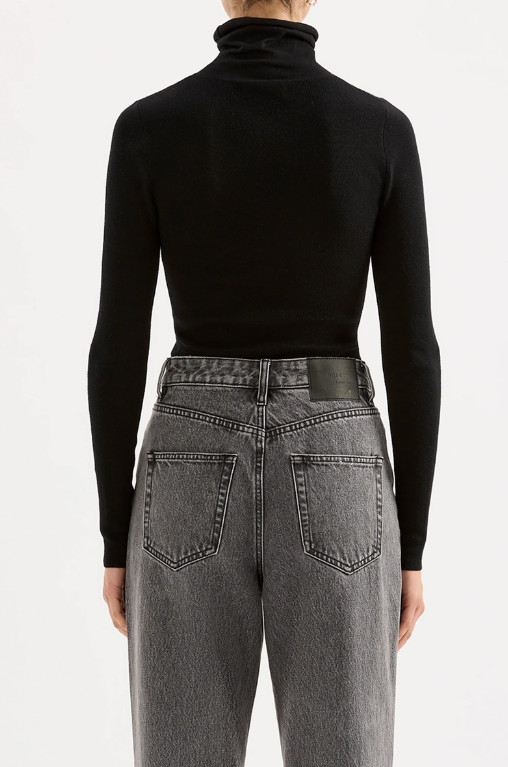 Nude Lucy Florence Merino Skivvy - Black