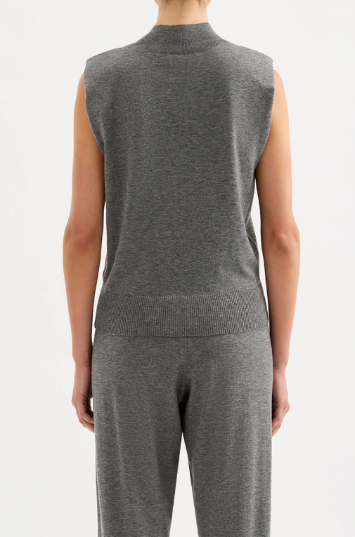 Nude Lucy Rae Knit Tank - Charcoal