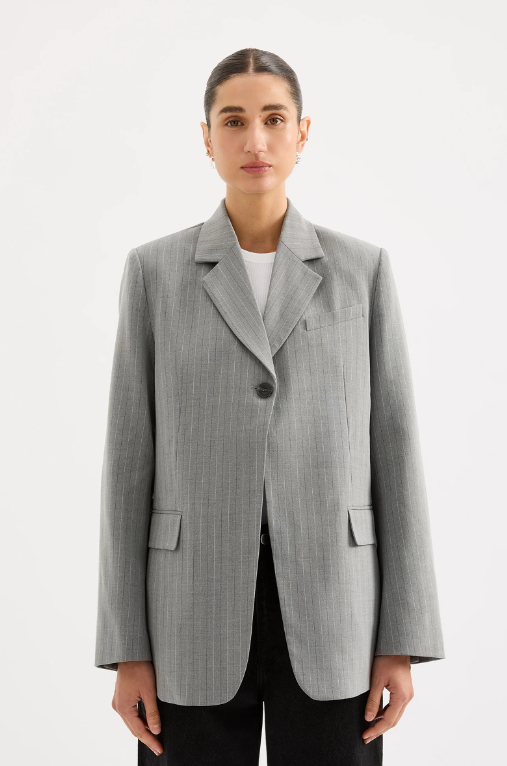 Nude Lucy Cilia Blazer - Steel Stripe