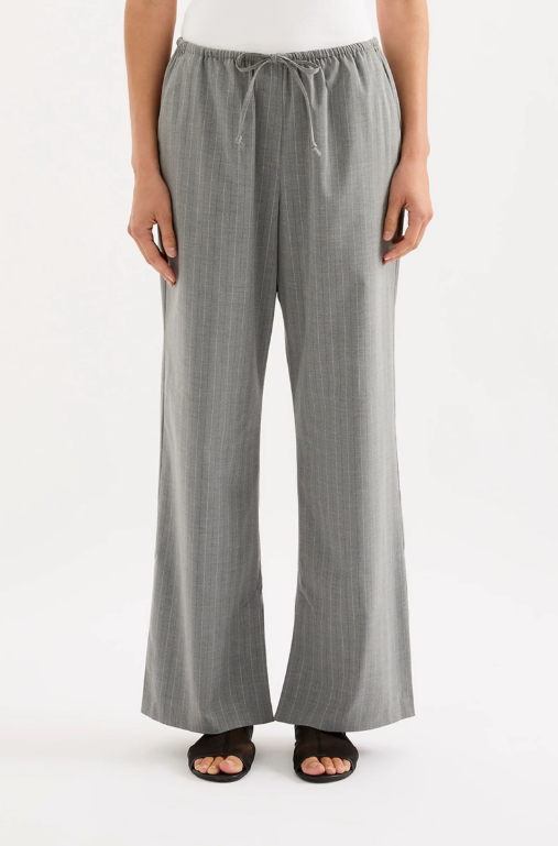 Nude Lucy Cilia Drawstring Pant - Steel Stripe