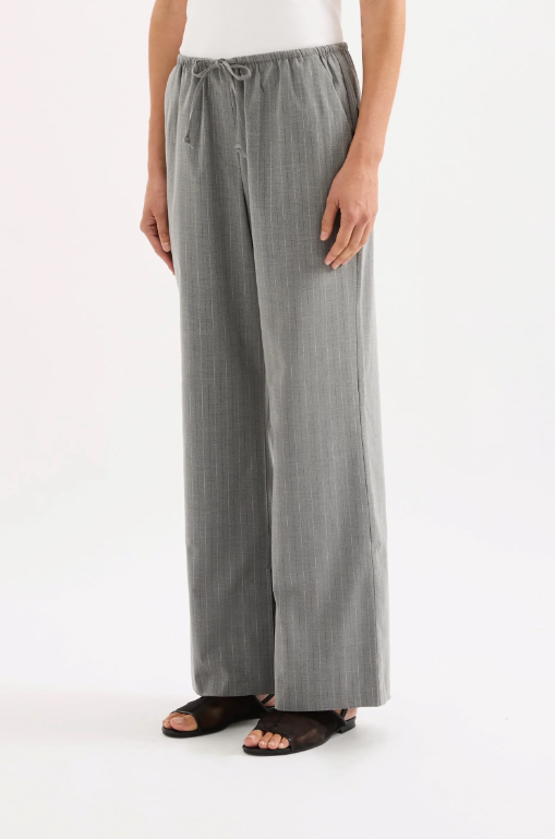 Nude Lucy Cilia Drawstring Pant - Steel Stripe