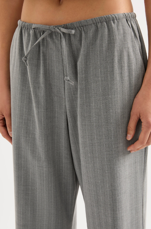Nude Lucy Cilia Drawstring Pant - Steel Stripe