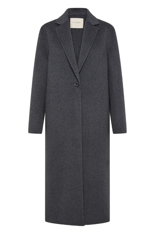 Nude Lucy Riley Wool Coat - Charcoal