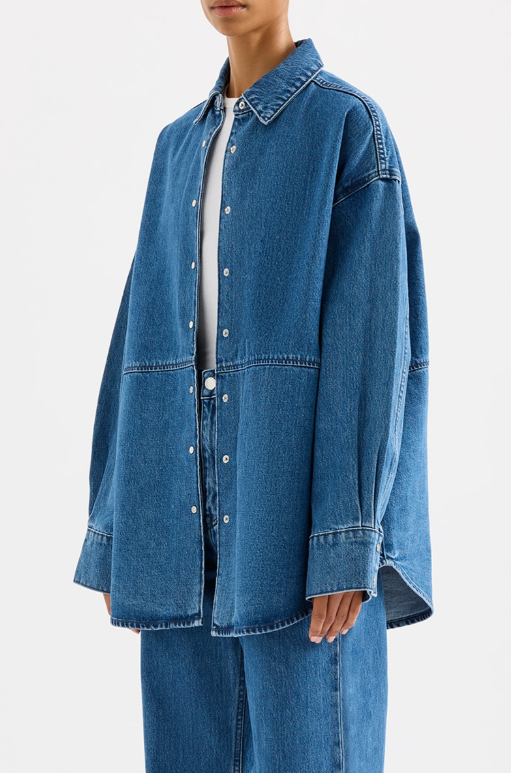 Nude Lucy Otis Organic Denim Jacket - Fresh Blue