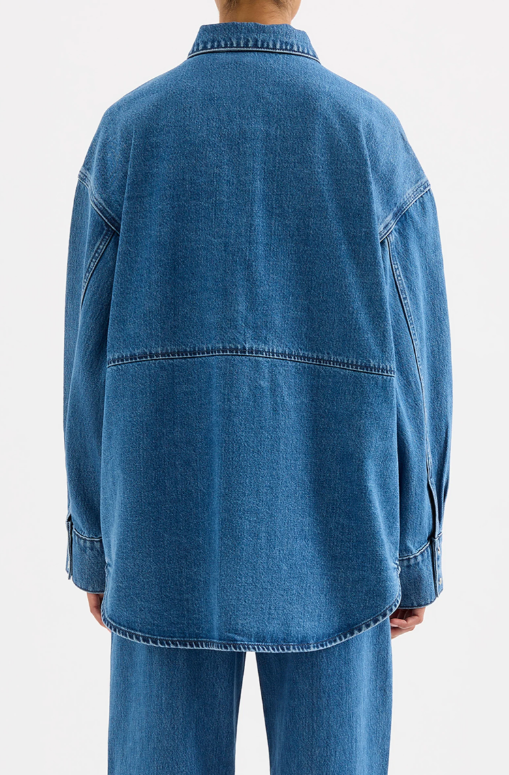 Nude Lucy Otis Organic Denim Jacket - Fresh Blue