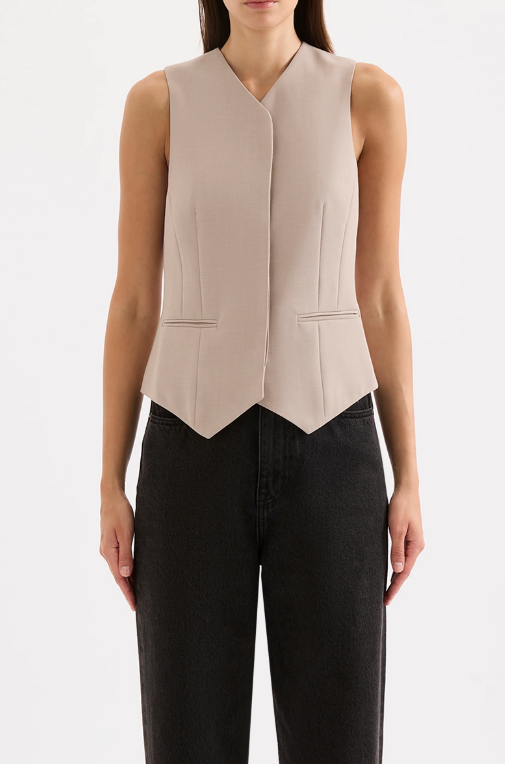 Nude Lucy Wallace Vest - Mink