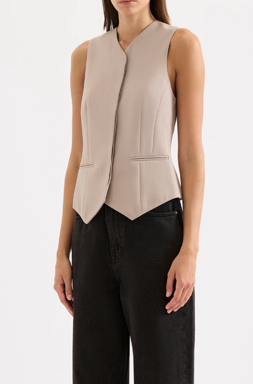 Nude Lucy Wallace Vest - Mink