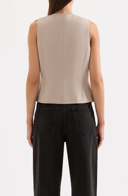 Nude Lucy Wallace Vest - Mink