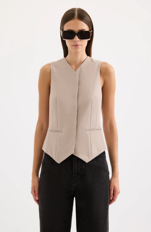 Nude Lucy Wallace Vest - Mink