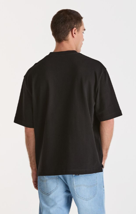 Lee Jeans Varsity Boxcut Tee - Black
