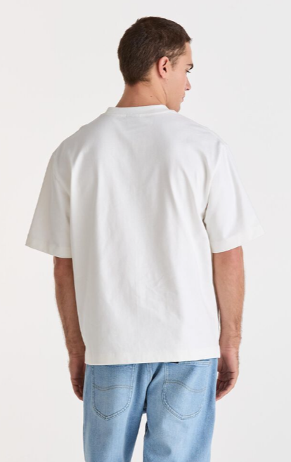 Lee Jeans Heavy Hit Boxcut Tee - White