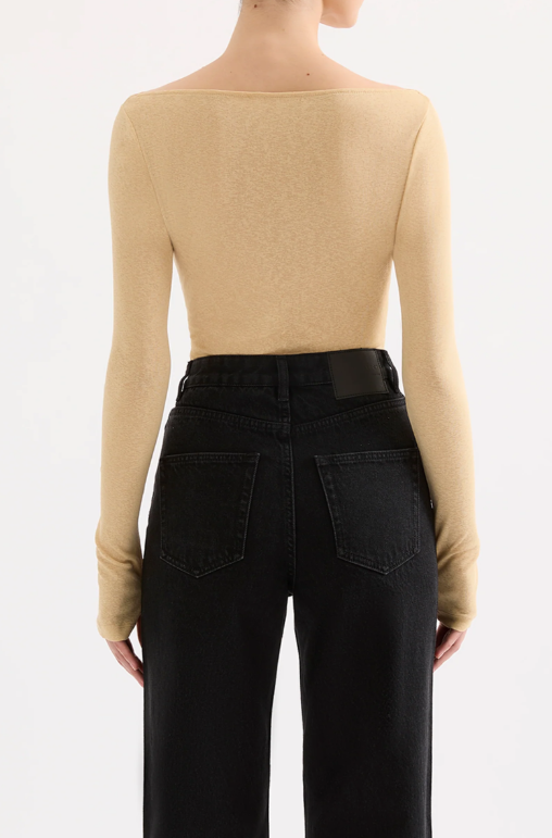 Nude Lucy Ziel Off Shoulder Top - Butter