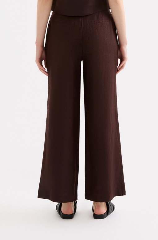 Nude Lucy Thilda Linen Pant - Raisin
