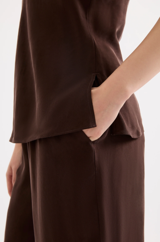 Nude Lucy Thilda Linen Pant - Raisin