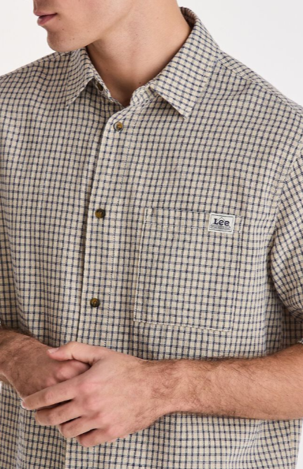 Lee Jeans Box Cutter Shirt - Ecru Check