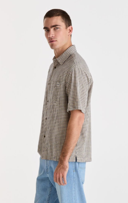 Lee Jeans Box Cutter Shirt - Ecru Check