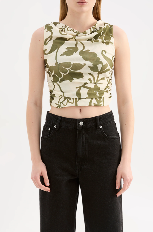 Nude Lucy Dahlia Mesh Top - Dahlia