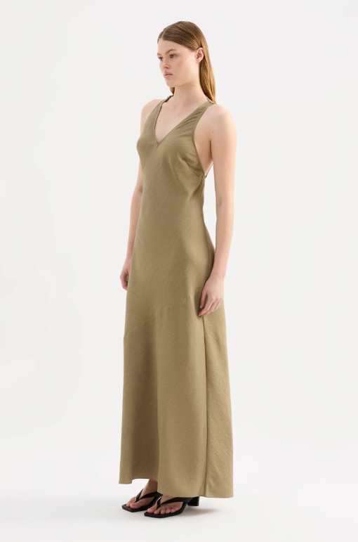 Nude Lucy Winfield Maxi Dress - Deep Sage