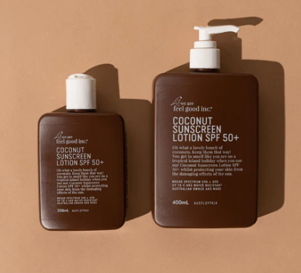 We Are Feel Good Inc Coconut Sunscreen Lotion SPF 50+ 400ml