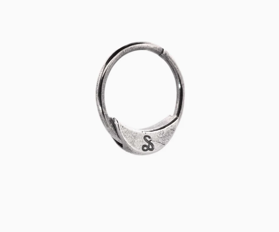 Sue The Boy Crescent Sleeper (Pair)- Sterling Silver
